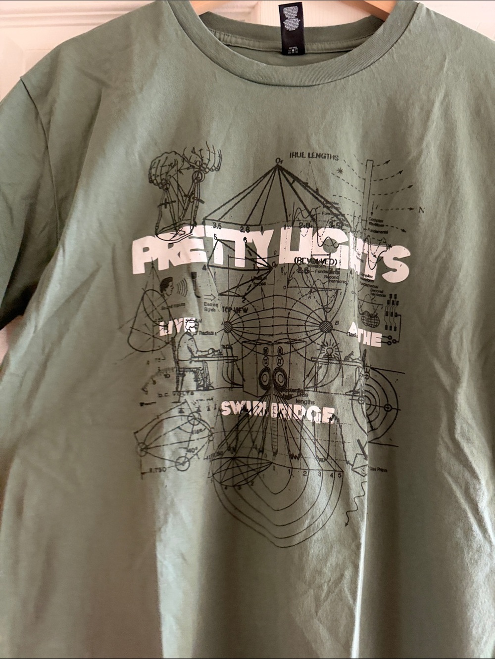 Pretty Lights Official Merch Graphic T-Shirt in Sage Green